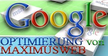 Webdesign und Suchmaschinenoptimierung  von Maximusweb - Wir sprechen Google & Yahoo!